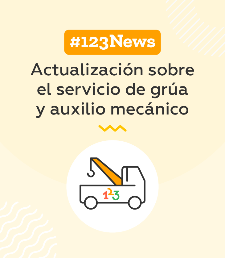 Servicio de grúa y auxilio mecánico 123Seguro