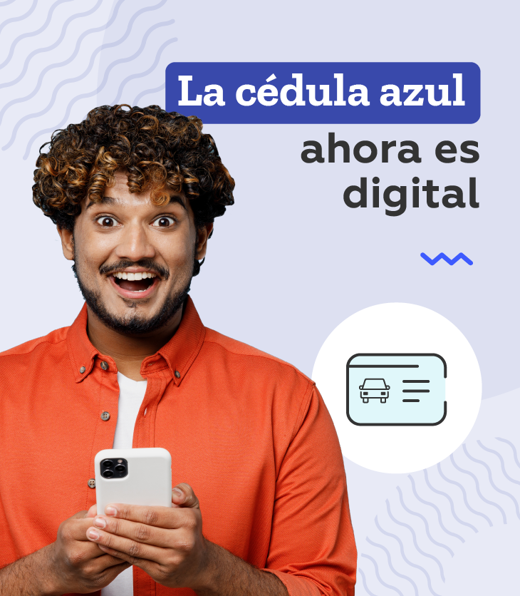 cedula azul digital